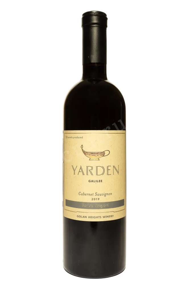 Бутылка Yarden Cabernet Sauvignon Bar on Vineyard gift box 2019 0.75 л