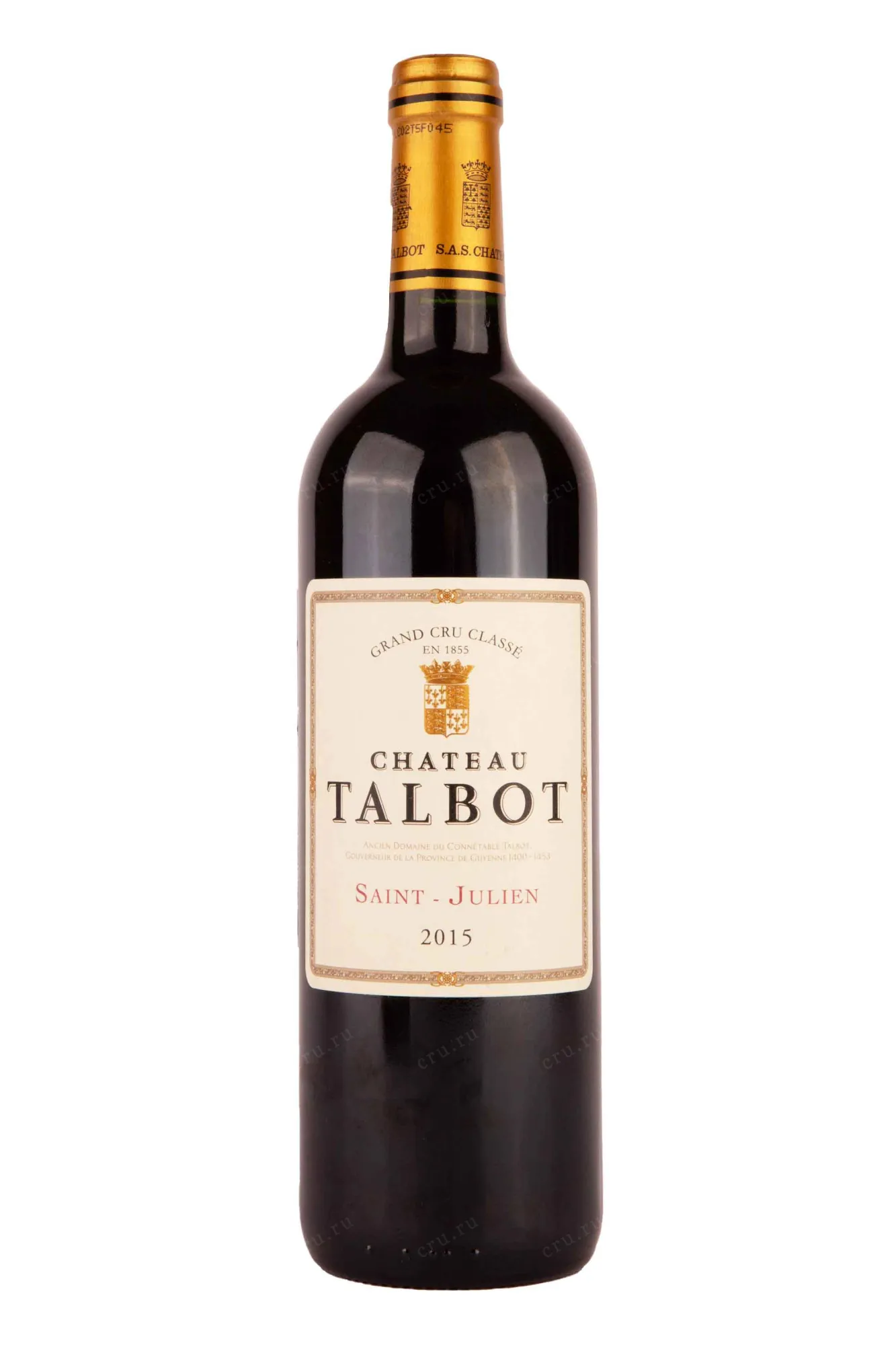Фото — Вино Chateau Talbot Grand Cru Classe Saint-Julien 2015 0.75 л