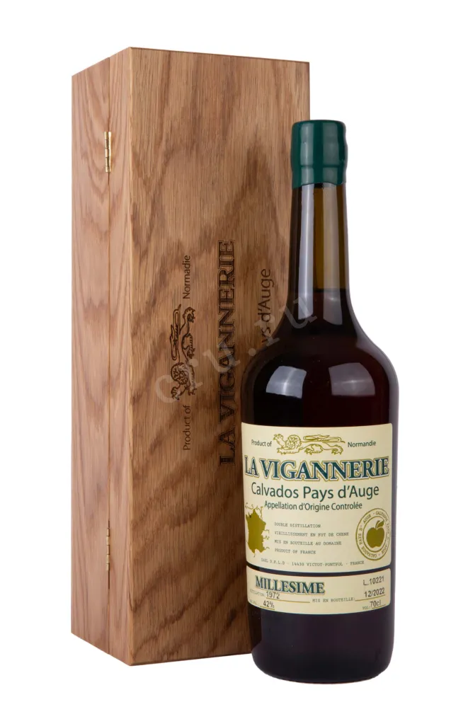 Кальвадос La Vigannerie Pays d’Auge XO 12 years gift box   0.7 л