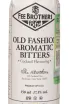 Этикетка Fee Brothers Old Fashion Aromatic 0.15 л