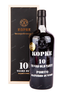 Портвейн Kopke 10 years with gift box  0.75 л