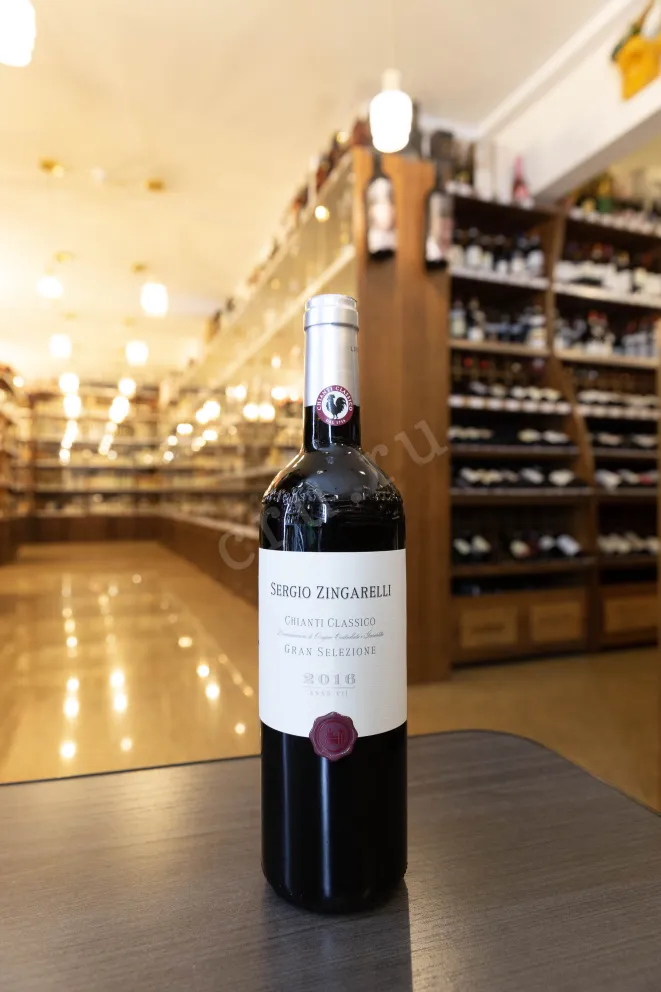В магазине Крю Профи Chianti Classico Gran Selezione Sergio Zingarelli 2016 0.75 л