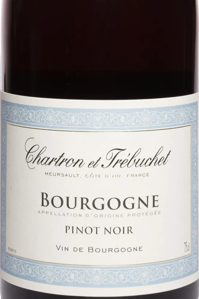Этикетка Chartron et Trebuchet Bourgogne Pinot Noir  2023 0.75 л