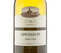 Этикетка вина Бадагони Цинандали 2018 0.75