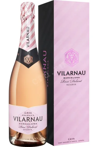 Игристое вино Vilarnau Brut Delicat Reserva Cava DO in gift box  0.75 л