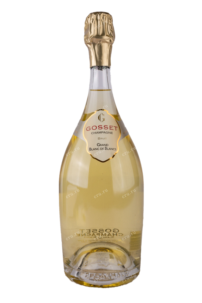 Бутылка Gosset Grand Blanc de Blancs gift box 2015 1.5 л