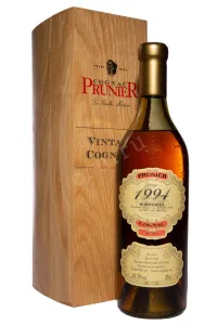 Коньяк Prunier Vintage 1994 Borderies AOC in wooden box 1994 0.7 л