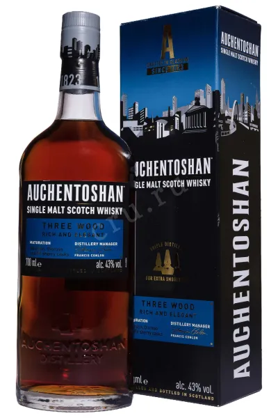 Виски Auchentoshan Three Wood  0.7 л