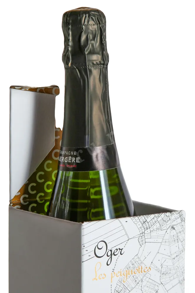 В подарочной коробке A. Bergère Les Peignottes Grand Cru Oger Extra Brut in gift box 2018 0.75 л