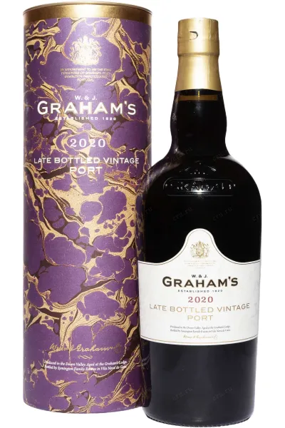 Портвейн Grahams Late Bottled Vintage in tube 2020 0.75 л
