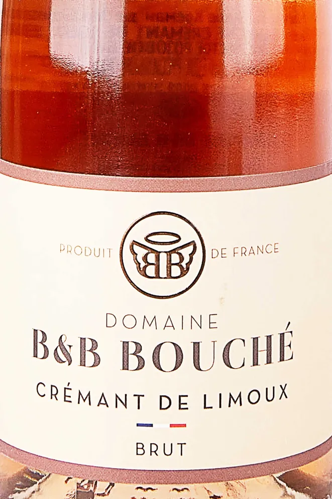 Этикетка Domaine B&B Bouche Cremant de Limoux Rose Brut 2020 0.75 л