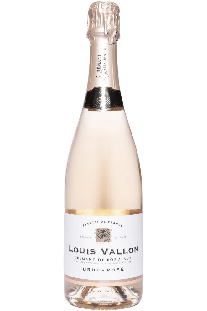 Игристое вино Louis Vallon Cremant de Bordeaux Rose 2023 0.75 л