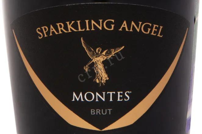 Этикетка Montes Sparkling Angel Brut 2020 0.75 л