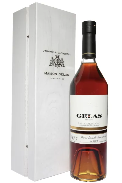 Арманьяк Gelas Bas-Armagnac in wooden box 1975 0.7 л