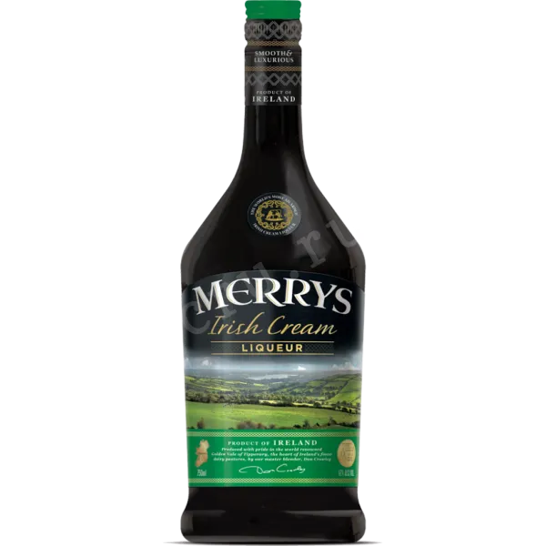 Фото — Ликер Merrys Irish Cream  0.35 л