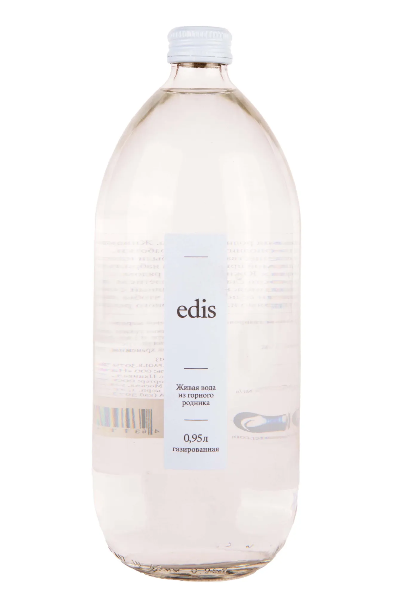 Фото — Вода Edis Sparkling Glass  0.95 л