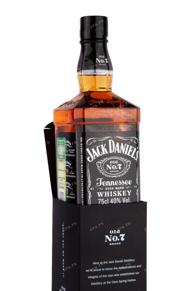 В подарочной коробке Jack Daniels Tennessee in gift box 0.75 л