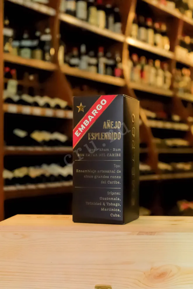 В магазине Крю Профи Embargo Anejo Esplendido gift box 0.7 л