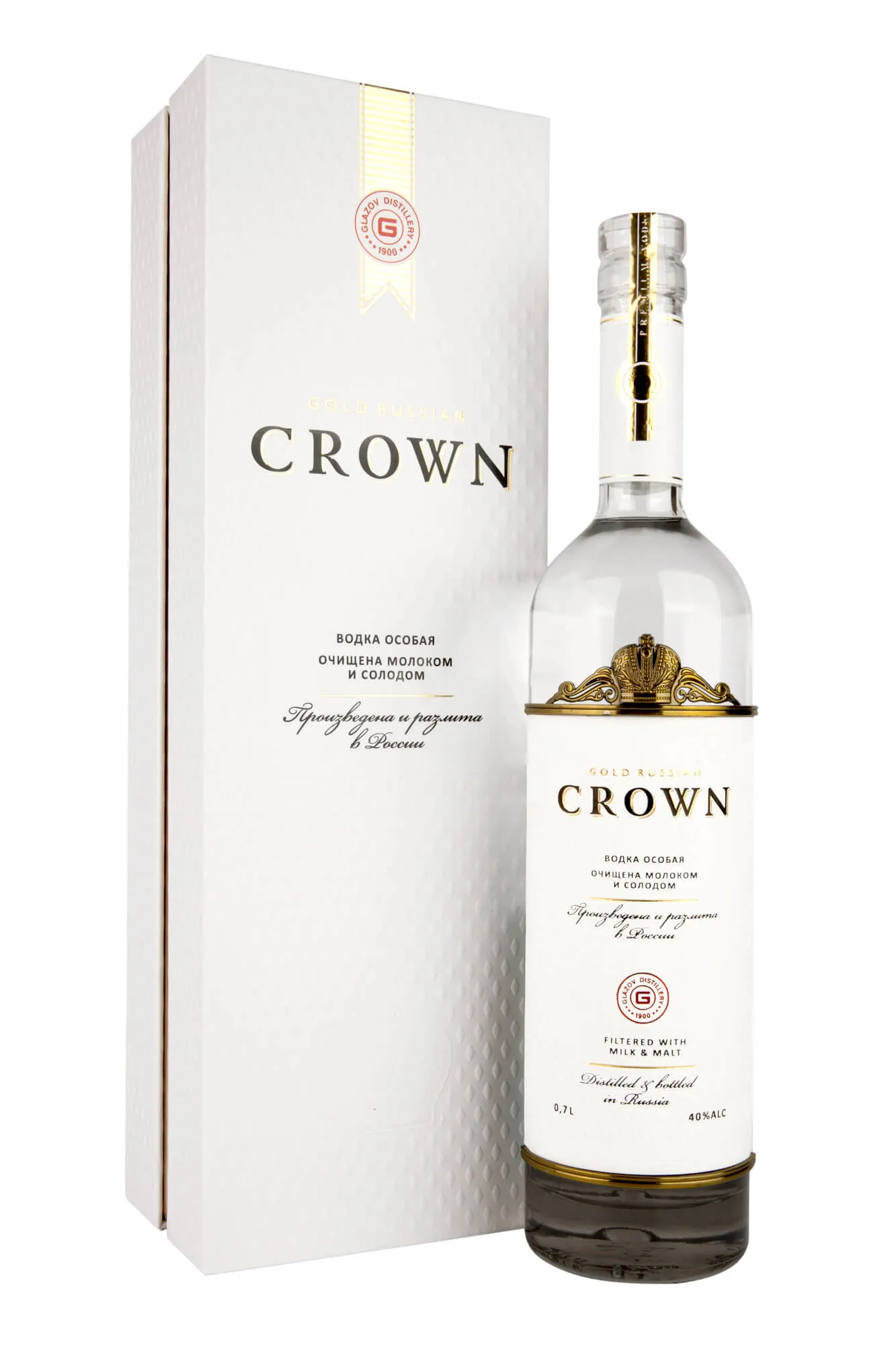 Фото — Водка Особая Золотая Корона России  0.7 л