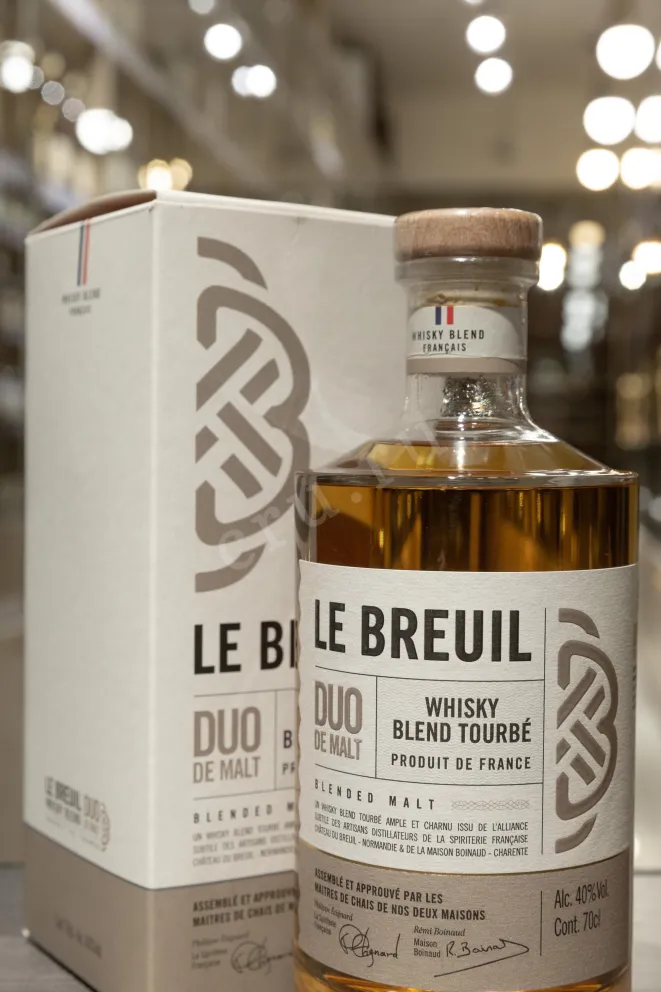 В магазине Крю Профи Le Breuil Duo de Malt Blend Tourbe gift box 0.7 л