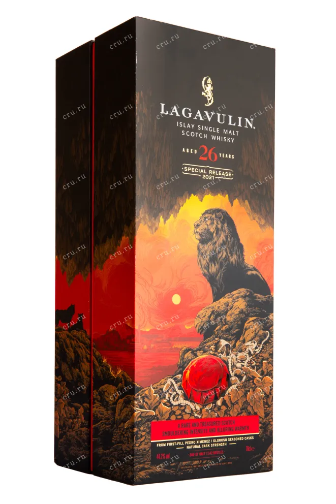 Виски Lagavulin 26 years gift box  0.7 л
