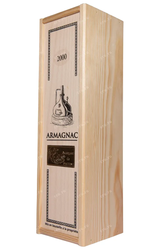 Деревянная коробка De Pontiac Bas-Armagnac 2000 0.7 л