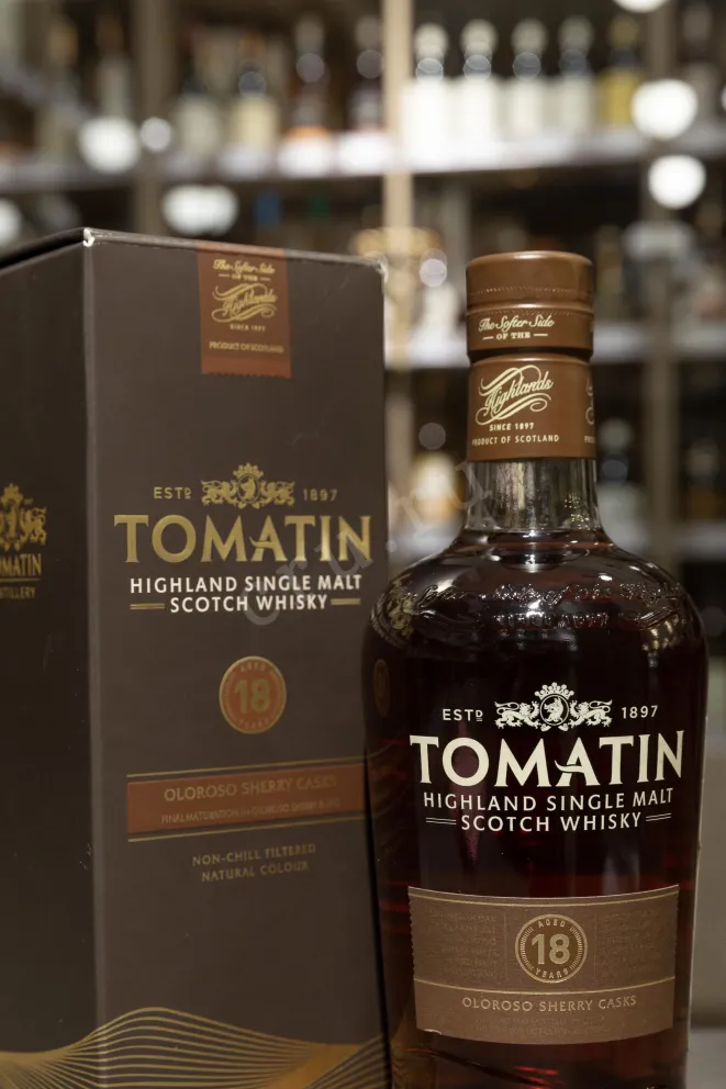 В магазине Крю Профи Tomatin 18 years in gift box 0.7 л