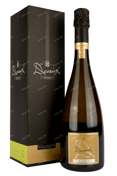 Шампанское Devaux Cuvee D Brut 5 years in gift box 2011 0.75 л
