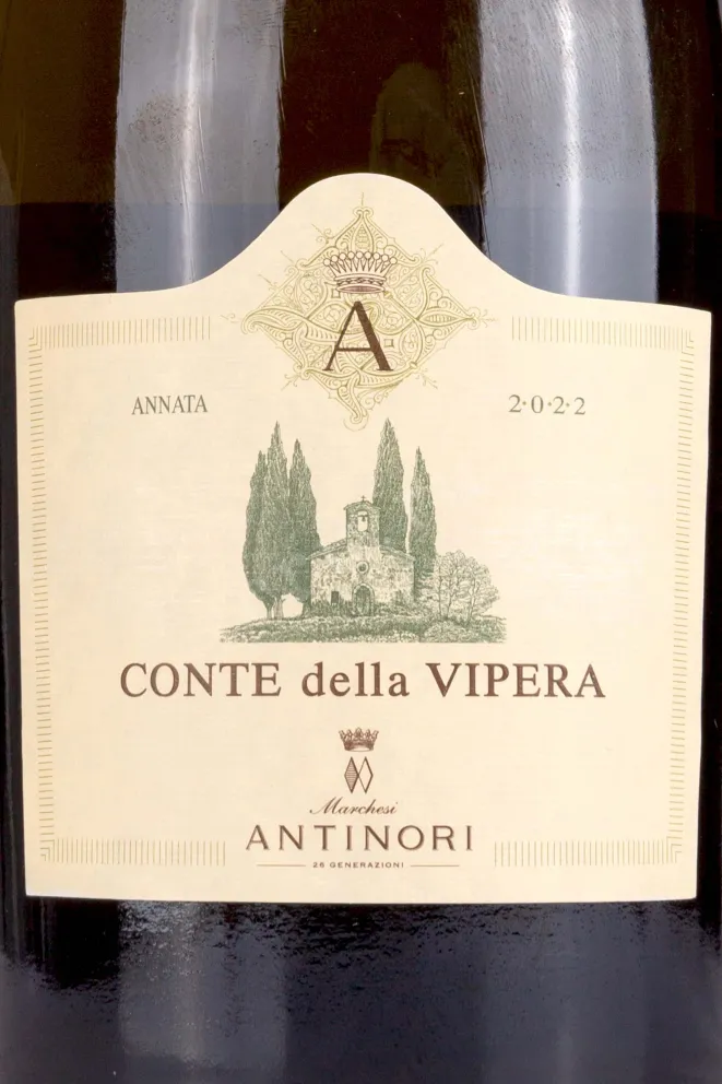 Этикетка Antinori Conte della Vipera Umbria IGT 2022 0.75 л
