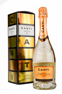 Игристое вино Canti Prosecco in gift box  0.75 л