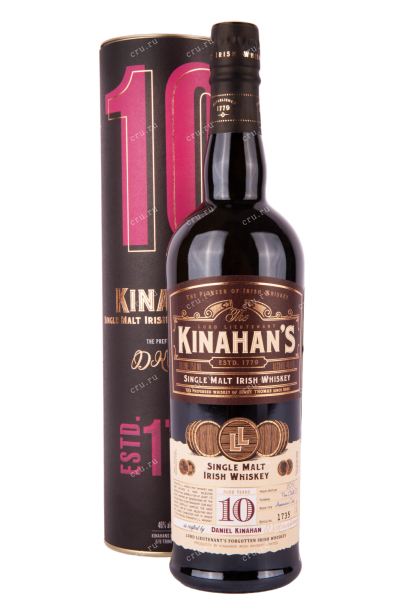 Виски Kinahans Single Malt 10 years in tube  0.7 л