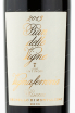 Этикетка вина Пиан делле Винэ Виньяферровиа Брунелло ди Монтальчино 2015 0.75