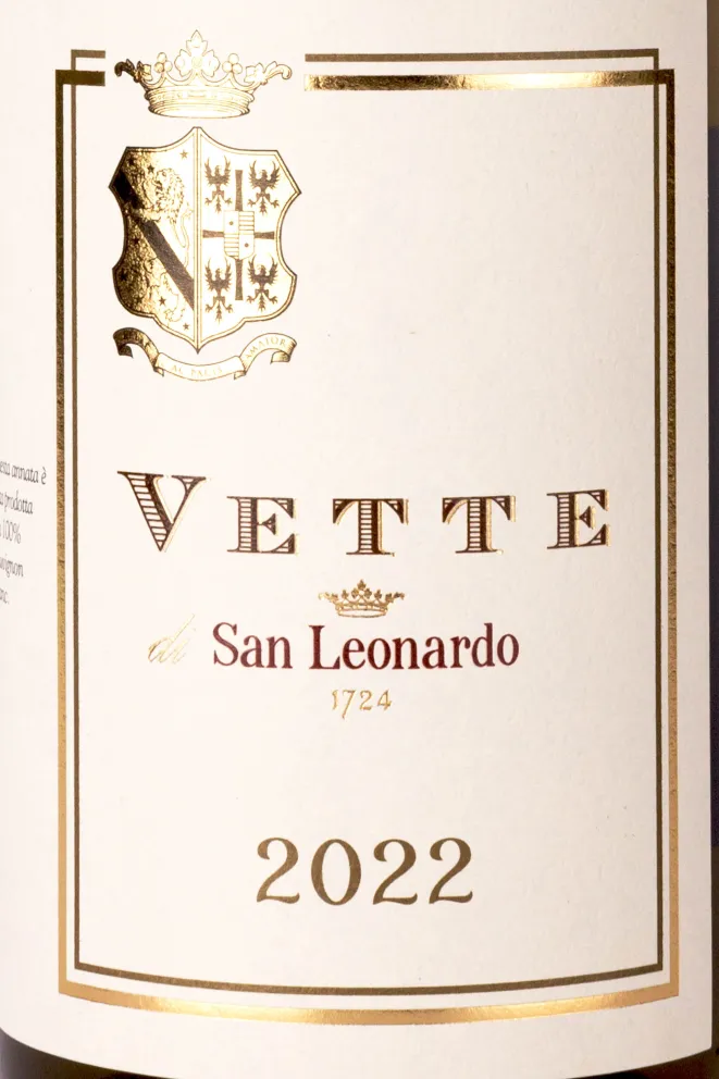 Этикетка Vette di San Leonardo 2022 0.75 л
