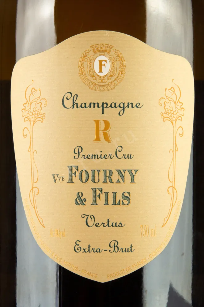 Этикетка Vve Fourny & Fils Cuvee R Premier Cru 2019 0.75 л