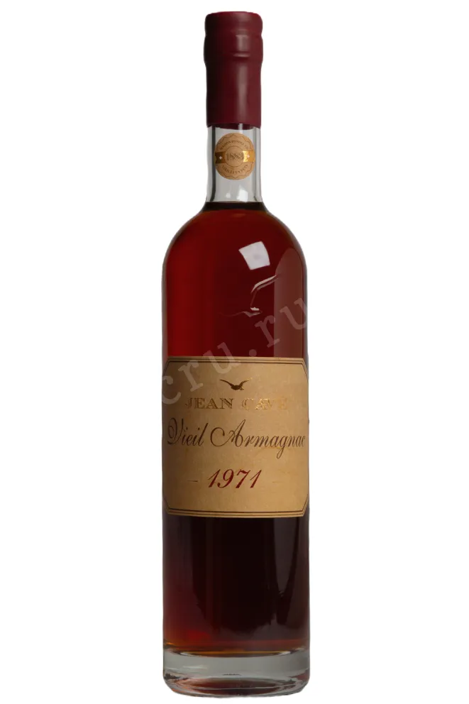 Бутылка  Jean Cave Vieil Armagnac 1971 AOC wooden box 1971 0.7 л