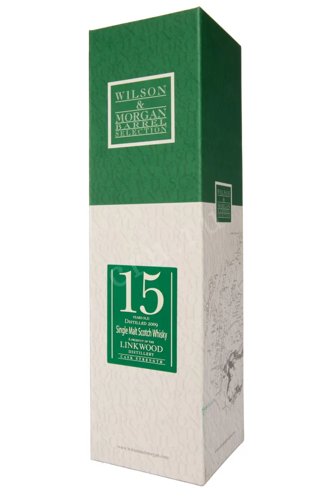 Подарочная коробка Wilson&Morgan Barrel Selection Linkwood Sherry Finish 15 years in gift box 0.7 л