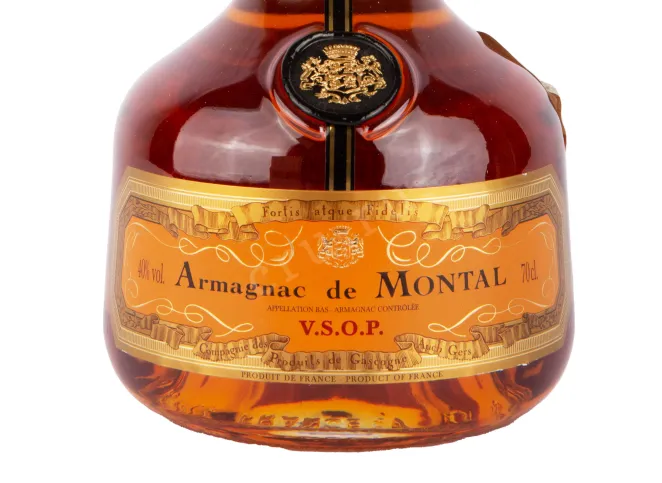 Этикетка арманьяка Де Монталь ВСОП 0.7
