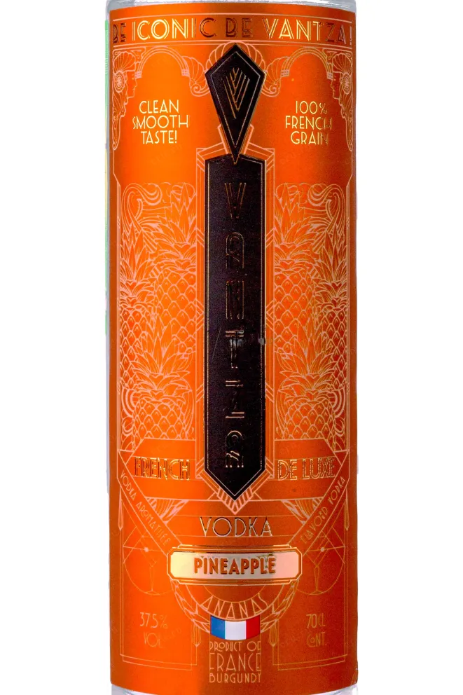 Этикетка Vantza Pineapple 0.7 л