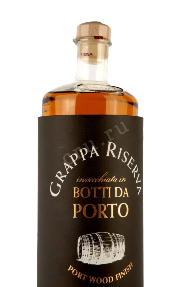 В тубе Sibona Grappa Riserva Port Wood Finish in tube 1.5 л
