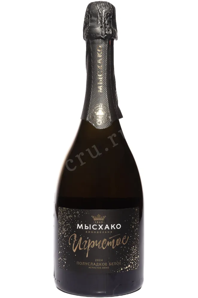 Игристое вино Мысхако Белое полусладкое 2024 0.75 л