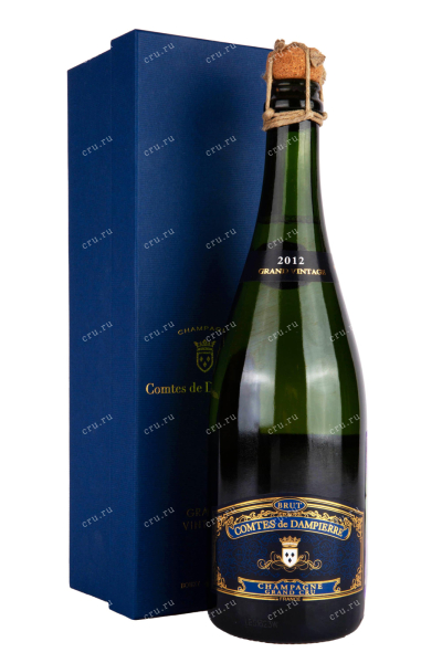 Шампанское Comte Audoin de Dampierre Cuvee de Ambassador Grand Vintage Grand Cru in giftbox 2012 0.75 л