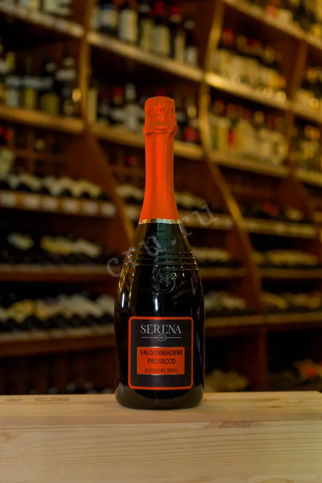 В магазине Крю Профи Prosecco Superiore Valdobbiadene Extra Dry Serena 1881 2022 0.75 л