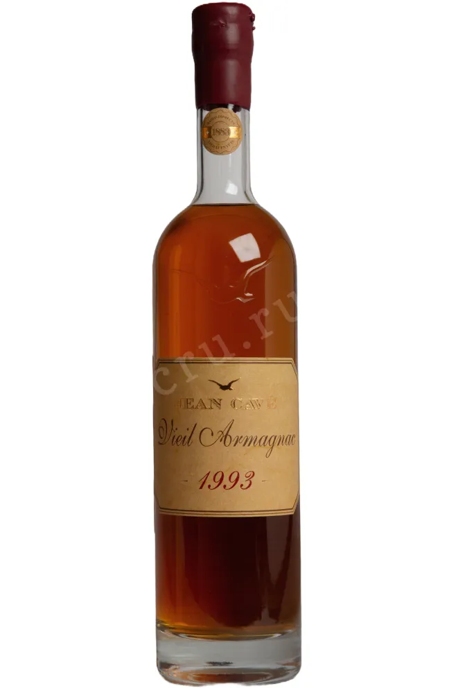Бутылка Jean Cave Vieil Armagnac 1993 AOC wooden box 1993 0.7 л
