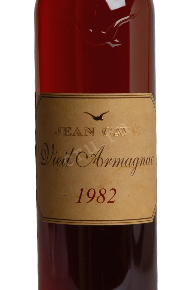 Этикетка Jean Cave Vieil Armagnac 1982 wooden box 1982 0.7 л