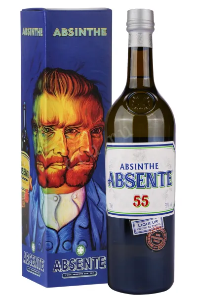 Абсент Domaines de Provence Absente 55 in gift box  0.7 л