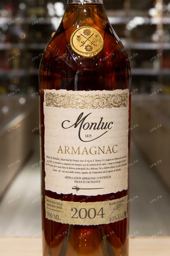 Этикетка Monluc 2004 0.7 л