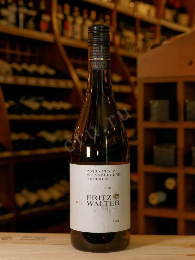 В магазине Крю Профи Fritz Walter Weissburgunder Trocken 2023 0.75 л