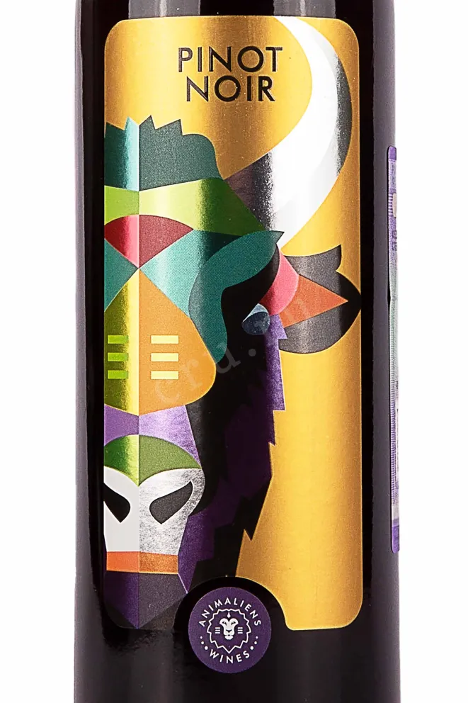 Этикетка Castel Mimi Anim Aliens Pinot Noir 2020 0.75 л