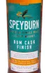 Этикетка Speyburn Rum Cask Finish in gift box 0.7 л