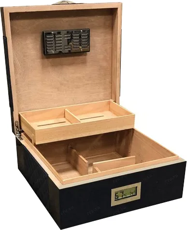 Humidor Aficionado Hampton Black 150 Cigars